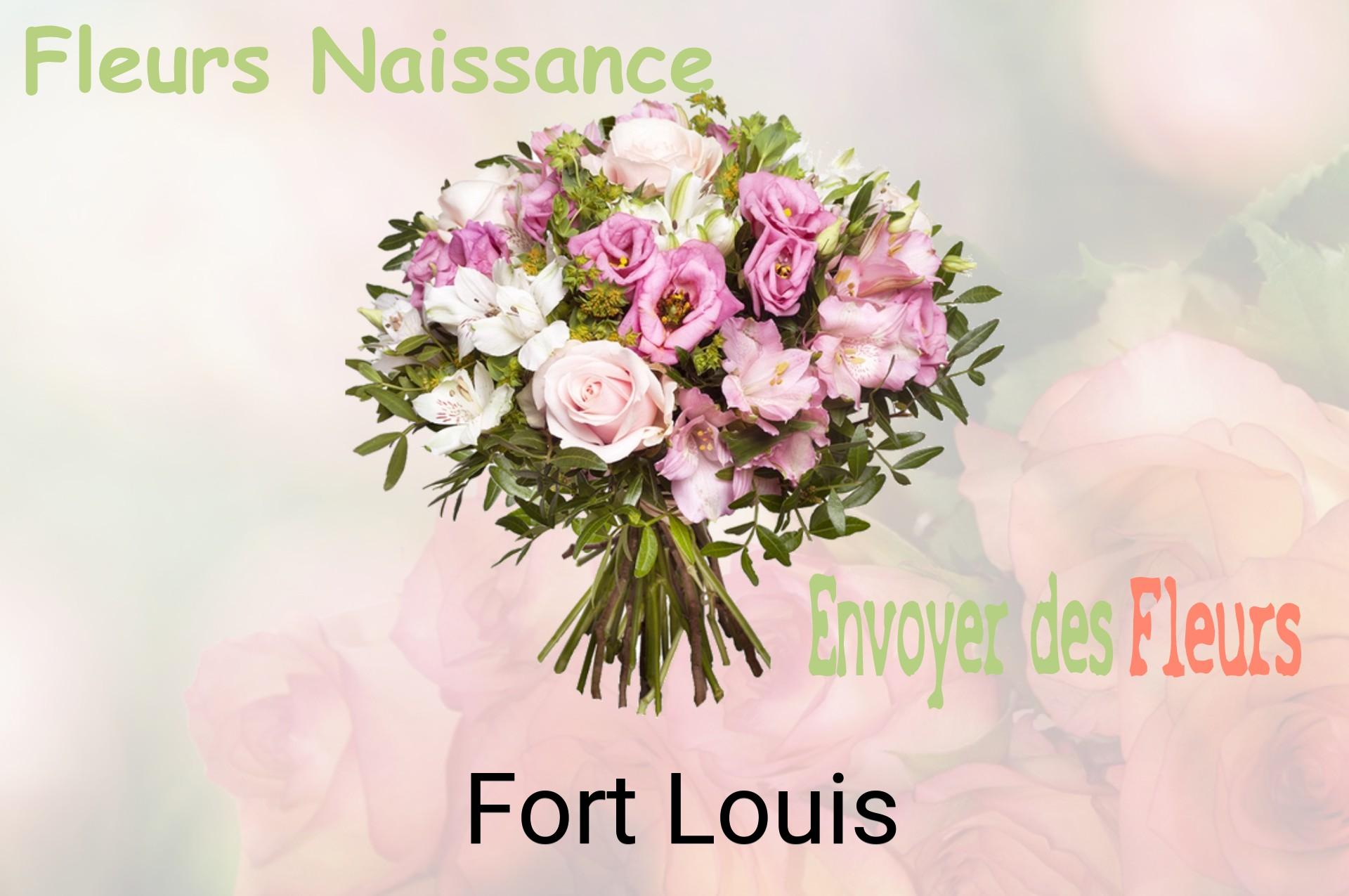 Bouquet de fleurs de naissance livré à Fort-Louis